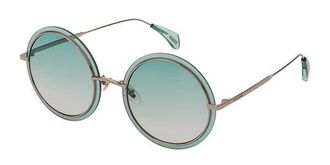 Police SPL832 VEIL 2 594V Womens Sunglasses Gold Size 53