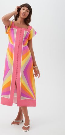 Trina Turk Apr&egrave;s Short-Sleeve Dress