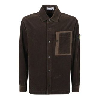 Stone Island Light Jackets - Jackets - Hombre - Marr&oacute;n - M