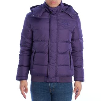 La Martina La Martina UMO602-PA003 Mens Quilted Jacket - Violet - Size Large