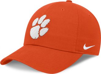Nike Clemson Classic Club Nike Mens College Adjustable Hat in Orange | NC0189MCLN-HAP