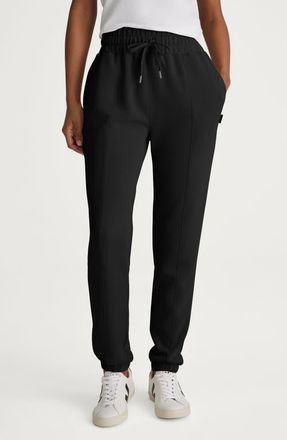 Tommy John Luxe Traveler High Waist Joggers in Black at Nordstrom, Size Xx-Large