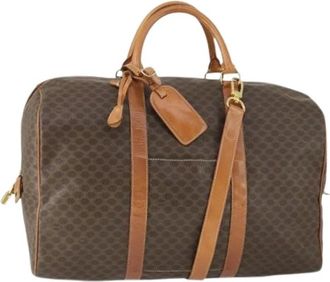 Celine Pre-owned Plastic Weekendtas - Dames - Vintage Weekendtas - Bruin - ONE Size - Vintage