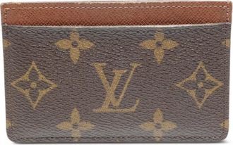 Louis Vuitton Portacarte Porte Carte con monogramma 2004 - Marrone