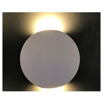 Trade Shop Trade Shop Traesio - Trade Shop - Applique Slim Tonda Con Biemissione Luminosa 6w Luce 6500k 4000k 3000k Xc-9045