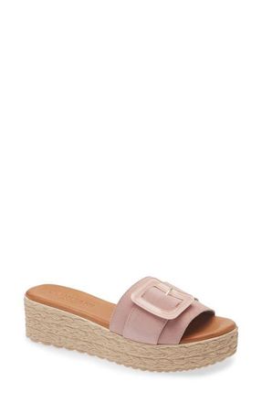 Cordani Beckett Platform Sandal in Rosa Suede at Nordstrom, Size 9Us