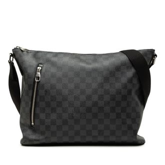 Louis Vuitton Black Pvc Leather Shoulder Bag (Pre-Owned)