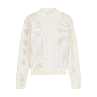 Marciano Era Versierde Turtleneck - Dames - Truien - Wit - Maat: S