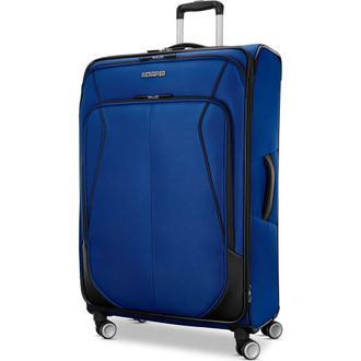 American Tourister 4 KIX 3.0 Softside 28 Checked Spinner in Sapphire Blue at Nordstrom