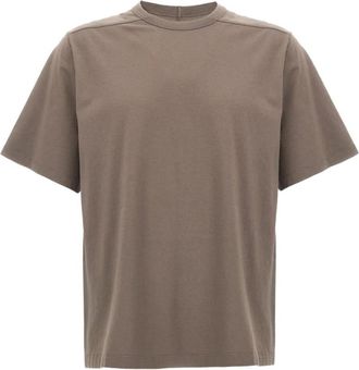 Rick Owens Brad T-Shirt - Heren - T-shirts - Grijs - S - Katoen - Tops