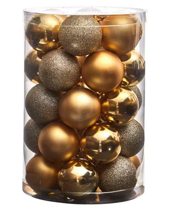 Nearly Natural Set Of 30 Shatterproof Christmas Tree Ornaments