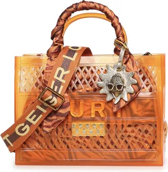 Kurt Geiger Tote Bags, female, Orange, Size: ONE SIZE Jelly SM Tote Bag