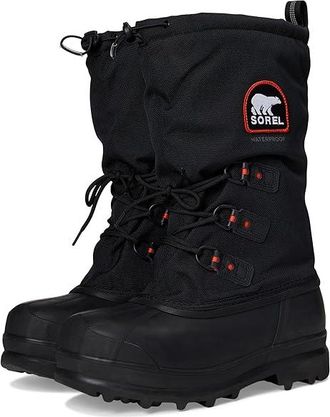 Sorel Glacier Xt Mens Cold Weather Boots Black/Red Quartz : 16 D - Medium, Synthetic