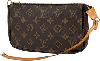 Louis Vuitton Brown Monogram Pochette Pouch (Pre-Owned)