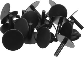 OEM 100 Piezas De Fijaci&oacute;n De Enchufes, Dise&ntilde;o Sencillo En Color Negro