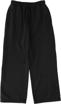 Fear of God Black Trousers with Wide-Leg Silhouette and Comfortable Waistband