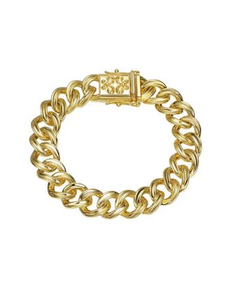 Rachel Glauber 14K Plated Curb-Link Bracelet