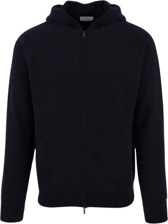 Malo Felpa di Lusso in Cashmere - - Sweatshirts & Hoodies - Uomo - Blu - L