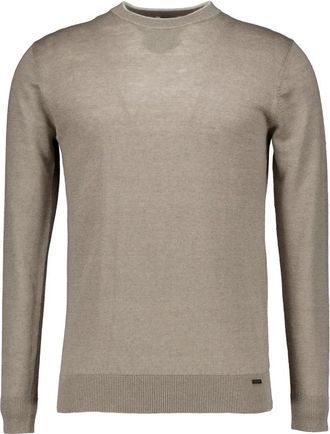 Gentiluomo K4195-275 Longsleeves - Heren - Ronde hals truien - Bruin - M - Truien & Vesten