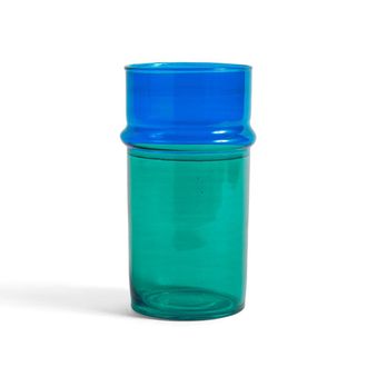 HAY Marokkanische Vase L, blau und gr&uuml;n