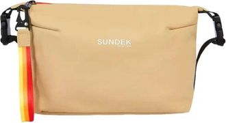 Sundek Tassen, unisex, Beige, ONE Size, Beauty Case met Regenboog Rits