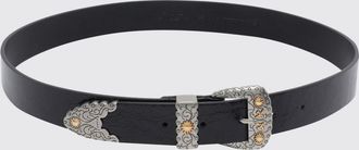 Pinko Cintura in pelle shiny con finiture metalliche Pinko