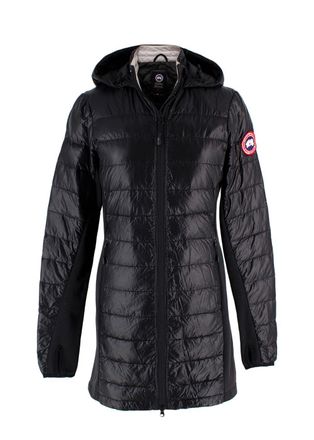 Canada Goose Black HyBridge Lite Tech Longline Coat Size XS