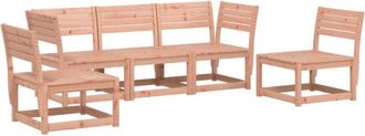 vidaXL Juego De Sof&aacute;s De Jard&iacute;n 5 Pzas Madera Maciza De Abeto Douglas Vidaxl