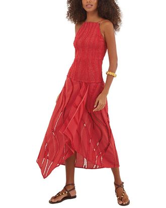 Vix Raspberry Belle Midi Dress
