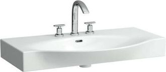 Laufen Palace Lavabo Bajo Encimera, 3 Agujeros Para Grifer&iacute;a, Con - Laufen