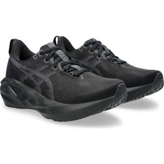 Asics NOVABLAST 5 Running Shoe in Black/Carrier Grey at Nordstrom, Size 10.5
