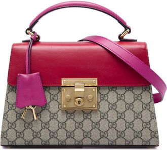 Gucci Pre-owned Gucci Small GG Supreme Padlock Satchel Ladies RP30K5ZYQNSWKQAX