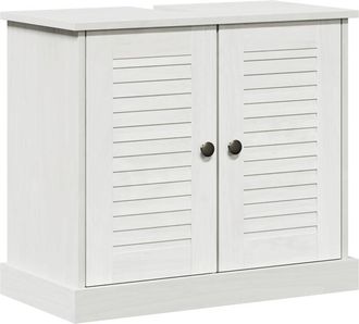 vidaXL Sink Cabinet with Shelf vigo Antique white 67.5 x 34 x 59 cm Vidaxl
