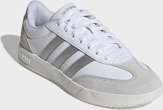 adidas Sneaker ADIDAS SPORTSWEAR VL COURT 00S, Damen, Gr. 38,5, cloud wei&szlig;, silber metallic, grau one, Leder, Synthetik, Schuhe Sneaker