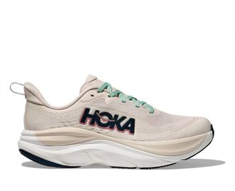 Hoka One One Womens Skyflow Running Shoes In Rose Cream/alabaster