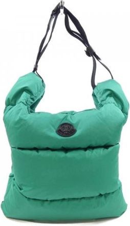 Moncler Pre-owned NEW Legere Tote Tote Bag - Heren - Vintage Schoudertas - Groen - ONE Size - Vintage