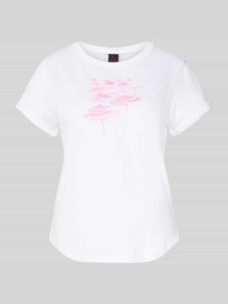 Bogner T-Shirt mit Label-Print Modell DEBRA4 in Weiss, Gr&ouml;&szlig;e XXL