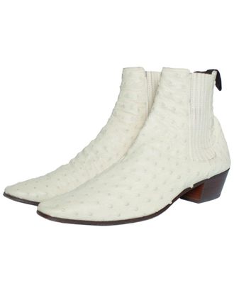 Saint Laurent Mens Leather Wyatt Boot (Authentic Pre-Loved)