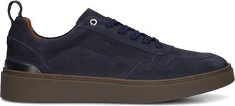 Stefano Lauran Schoenen, Heren, Blauw, 42 EU, Blauwe lage sneakers voor heren