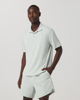 Vuori Clothing Short Sleeve Gamepoint Polo 2.0 | Moonstone | Medium
