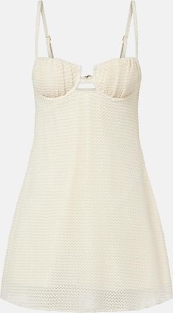 Montce Swim Petal knitted minidress