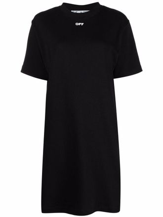Off-white Abito modello T-shirt Off-Stamp - Nero