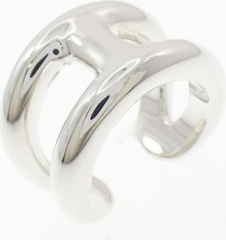 Herm&egrave;s Silver 925 Band Ring (Pre-Owned)