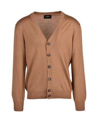 Gran Sasso Beige Virgin Wool Cardigan