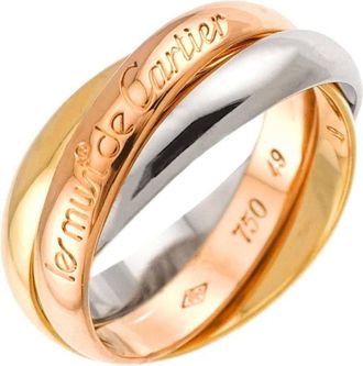 Cartier Yellow Gold (18K) Pink Gold (18K) White Gold (18K) Band Ring (Pre-Owned)