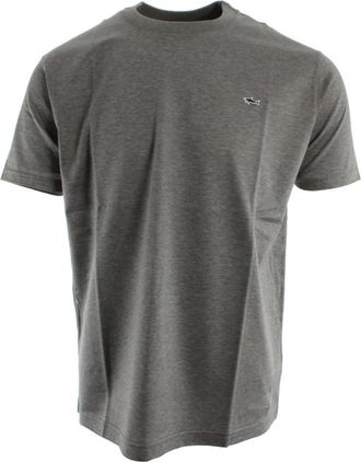 Paul & Shark T-shirt - Heren - T-shirts - Grijs - S - Katoen - Tops