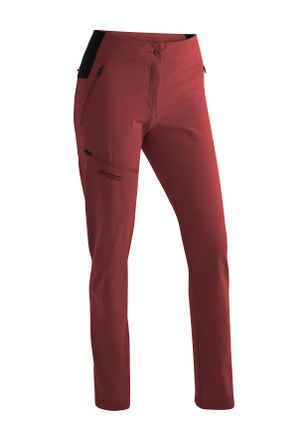 Maier Sports Outdoorhose MAIER SPORTS Latit Slim Vario W, Damen, Gr. 46, Normalgr&ouml;ssen, rot (weinrot), 88% Polyester (recycelt), 12% Elasthan, Hosen Outdoorhose, D