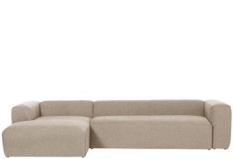 K Home Design-Ecksofa Klocks 330 x 174 cm - Beige