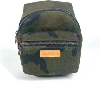 Louis Vuitton Tweedehands Canvas Louis Vuitton tassen - unisex - Vintage Rugzakken - Groen - ONE Size - Vintage