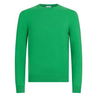 Malo Truien & Vesten, Heren, Groen, 3Xl, Kasjmier, Trui met ronde hals